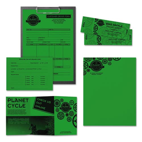 Astrobrights Color Paper 24 Lb Bond Weight 8.5 X 11 Gamma Green 500 Sheets/ream - School Supplies - Astrobrights®