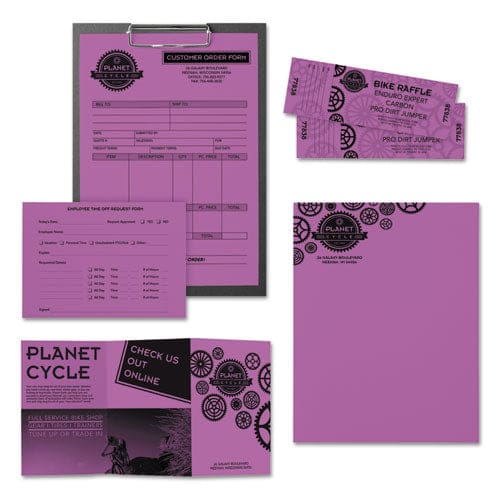 Astrobrights Color Paper 24 Lb Bond Weight 8.5 X 11 Planetary Purple 500 Sheets/ream - School Supplies - Astrobrights®
