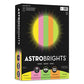 Astrobrights Color Paper - neon Assortment 24 Lb Bond Weight 8.5 X 11 Assorted Neon Colors 500/ream - School Supplies - Astrobrights®