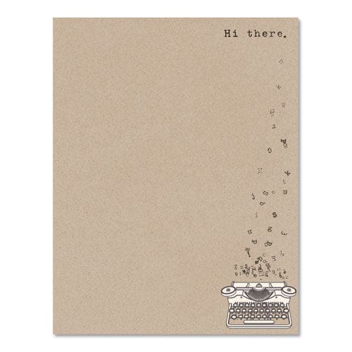 Astrodesigns Pre-printed Paper 24 Lb Bond Weight 8.5 X 11 Hi There 75/pack - School Supplies - Astrodesigns®