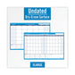 AT-A-GLANCE 30/60-day Undated Horizontal Erasable Wall Planner 36 X 24 White/blue Sheets Undated - School Supplies - AT-A-GLANCE®
