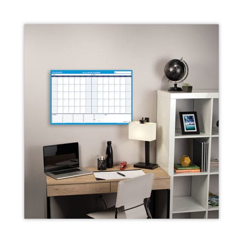 AT-A-GLANCE 90/120-day Undated Horizontal Erasable Wall Planner 36 X 24 White/blue Sheets Undated - School Supplies - AT-A-GLANCE®