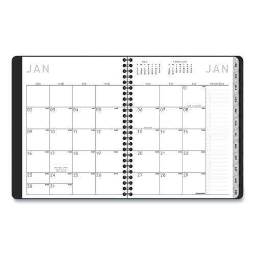 At-A-Glance Contemporary Lite Weekly/monthly Planner 8.75 X 7 Black Cover 12-month (jan To Dec): 2023 - School Supplies - AT-A-GLANCE®