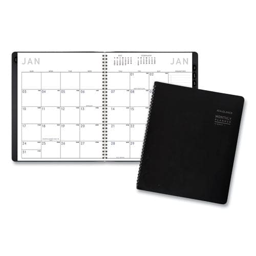 AT-A-GLANCE Contemporary Monthly Planner Premium Paper 11 X 9 Black Cover 12-month (jan To Dec): 2023 - School Supplies - AT-A-GLANCE®