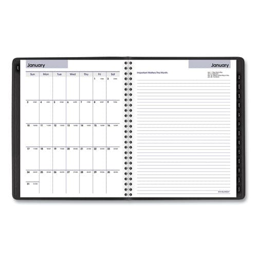 AT-A-GLANCE Dayminder Executive Weekly/monthly Refillable Planner 8.75 X 7 Black Cover 12-month (jan To Dec): 2023 - School Supplies -