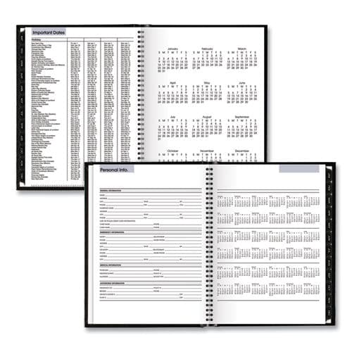 AT-A-GLANCE Dayminder Hardcover Weekly Vertical-column Format Appointment Book 11 X 8 Black Cover 12-month (jan To Dec): 2023 - School