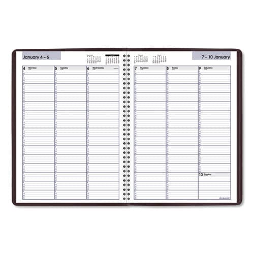AT-A-GLANCE Dayminder Weekly Appointment Book Vertical-column Format 11 X 8 Burgundy Cover 12-month (jan To Dec): 2023 - School Supplies -