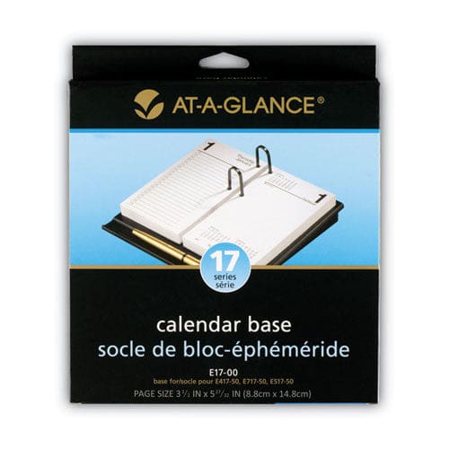 AT-A-GLANCE Desk Calendar Base For Loose-leaf Refill 3.5 X 6 Black - School Supplies - AT-A-GLANCE®