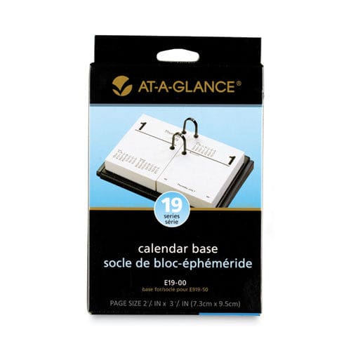 AT-A-GLANCE Desk Calendar Base For Loose-leaf Refill 3 X 3.75 Black - School Supplies - AT-A-GLANCE®