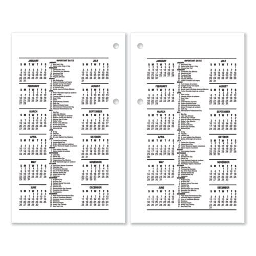 AT-A-GLANCE Desk Calendar Refill 3.5 X 6 White Sheets 2023 - Office - AT-A-GLANCE®
