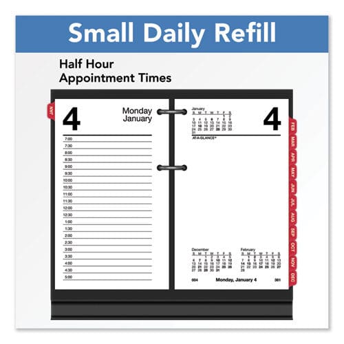 AT-A-GLANCE Desk Calendar Refill With Tabs 3.5 X 6 White Sheets 2023 - Office - AT-A-GLANCE®