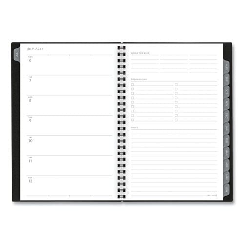 AT-A-GLANCE Elevation Academic Weekly/monthly Planner 8.5 X 5.5 Black Cover 12-month (july To June): 2022 To 2023 - School Supplies -