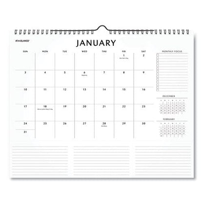 AT-A-GLANCE Elevation Wall Calendar Elevation Focus Formatting 15 X 12 White Sheets 12-month (jan To Dec): 2023 - School Supplies -