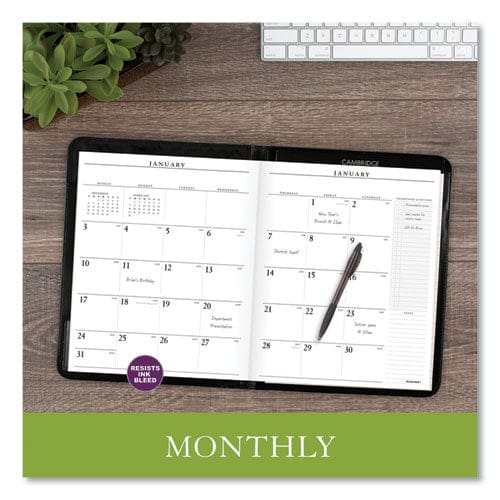AT-A-GLANCE Executive Monthly Padfolio 11 X 9 Black Cover 13-month (jan To Jan): 2023 To 2024 - School Supplies - AT-A-GLANCE®