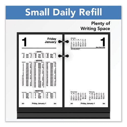AT-A-GLANCE Financial Desk Calendar Refill 3.5 X 6 White Sheets 2023 - Office - AT-A-GLANCE®