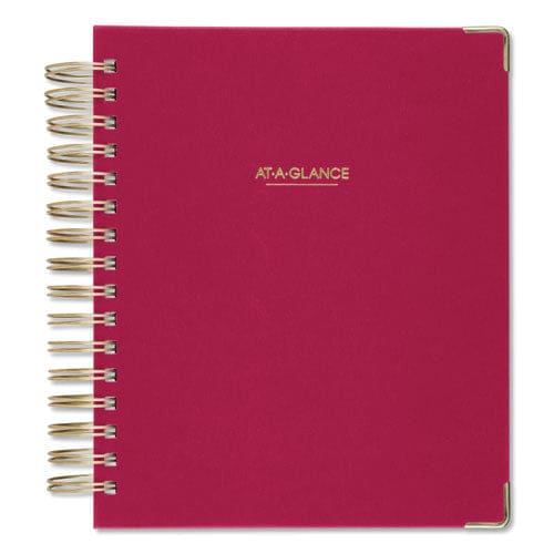 AT-A-GLANCE Harmony Daily Hardcover Planner 8.75 X 7 Berry Cover 12-month (jan To Dec): 2023 - School Supplies - AT-A-GLANCE®
