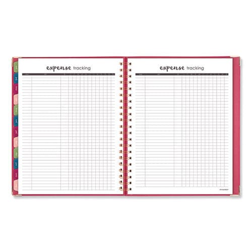 AT-A-GLANCE Harmony Weekly/monthly Hardcover Planner 11 X 8.5 Berry Cover 13-month (jan To Jan): 2023 To 2024 - School Supplies -