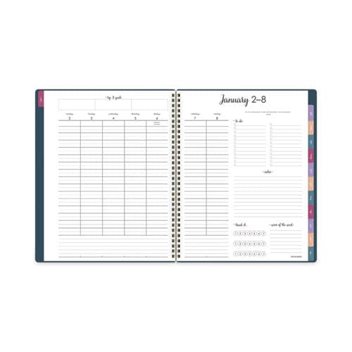 AT-A-GLANCE Harmony Weekly/monthly Poly Planner 11 X 8.5 Teal Cover 13-month (jan To Jan): 2023 To 2024 - School Supplies - AT-A-GLANCE®