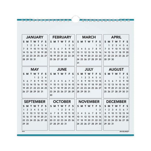 AT-A-GLANCE Landscape Monthly Wall Calendar Landscapes Photography 12 X 12 White/multicolor Sheets 12-month (jan To Dec): 2023 - School