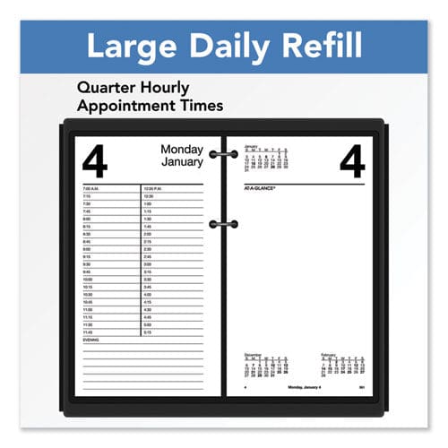 AT-A-GLANCE Large Desk Calendar Refill 4.5 X 8 White Sheets 2023 - Office - AT-A-GLANCE®