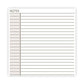 AT-A-GLANCE Lined Notes Pages For Planners/organizers 8.5 X 5.5 White Sheets Undated - School Supplies - AT-A-GLANCE®