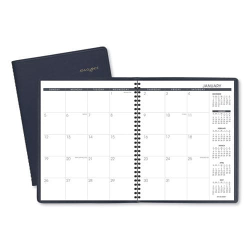 AT-A-GLANCE Monthly Planner 11 X 9 Navy Cover 15-month (jan To Mar): 2023 To 2024 - School Supplies - AT-A-GLANCE®