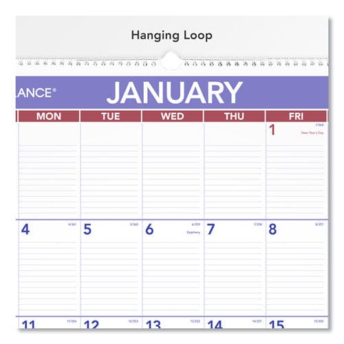 AT-A-GLANCE Monthly Wall Calendar With Ruled Daily Blocks 20 X 30 White Sheets 12-month (jan To Dec): 2023 - School Supplies - AT-A-GLANCE®