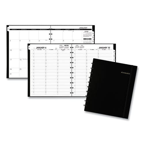 AT-A-GLANCE Move-a-page Weekly/monthly Appointment Book 11 X 8.75 Black Cover 12-month (jan To Dec): 2023 - School Supplies - AT-A-GLANCE®