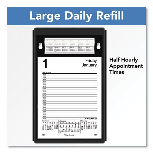 AT-A-GLANCE Pad Style Desk Calendar Refill 5 X 8 White Sheets 2023 - Office - AT-A-GLANCE®
