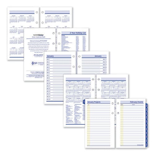 AT-A-GLANCE Quicknotes Desk Calendar Refill 3.5 X 6 White Sheets 2023 - Office - AT-A-GLANCE®