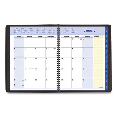 AT-A-GLANCE Quicknotes Monthly Planner 11 X 8.25 Black Cover 12-month (jan To Dec): 2023 - School Supplies - AT-A-GLANCE®