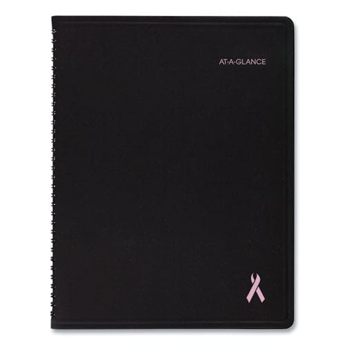 AT-A-GLANCE Quicknotes Special Edition Monthly Planner 11 X 8.25 Black/pink Cover 12-month (jan To Dec): 2023 - School Supplies -