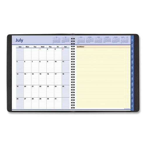 AT-A-GLANCE Quicknotes Weekly/monthly Planner 10 X 8 Black Cover 13-month (july To July): 2022 To 2023 - School Supplies - AT-A-GLANCE®