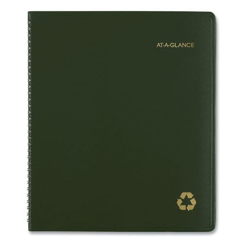 AT-A-GLANCE Recycled Monthly Planner 11 X 9 Black Cover 13-month (jan To Jan): 2023 To 2024 - School Supplies - AT-A-GLANCE®