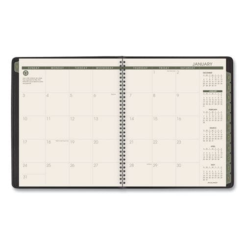 AT-A-GLANCE Recycled Monthly Planner 11 X 9 Black Cover 13-month (jan To Jan): 2023 To 2024 - School Supplies - AT-A-GLANCE®
