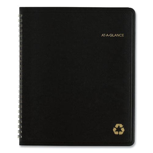 AT-A-GLANCE Recycled Monthly Planner With Perforated Memo Section 8.75 X 7 Black Cover 12-month (jan To Dec): 2023 - School Supplies -