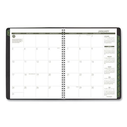 AT-A-GLANCE Recycled Weekly Vertical-column Format Appointment Book 11 X 8.25 Black Cover 12-month (jan To Dec): 2023 - School Supplies -