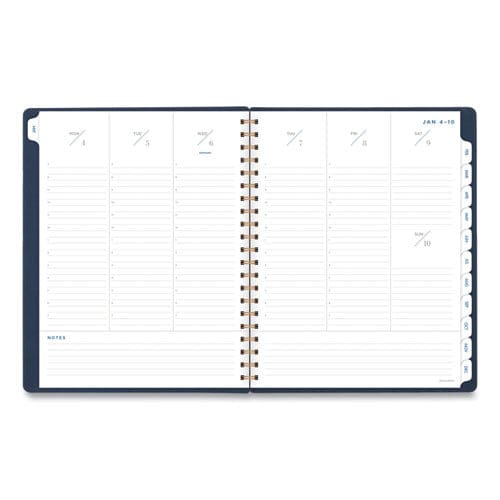 AT-A-GLANCE Signature Collection Firenze Navy Weekly/monthly Planner 11 X 8.5 Navy Cover 13-month (jan To Jan): 2023 To 2024 - School