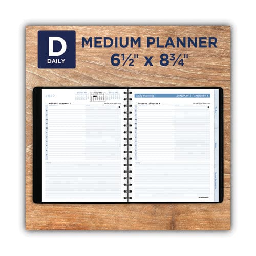 AT-A-GLANCE The Action Planner Daily Appointment Book 8.75 X 6.5 Black Cover 12-month (jan To Dec): 2023 - School Supplies - AT-A-GLANCE®