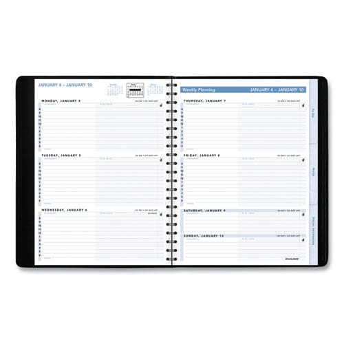 AT-A-GLANCE The Action Planner Weekly Appointment Book 11 X 8 Black Cover 12-month (jan To Dec): 2023 - School Supplies - AT-A-GLANCE®