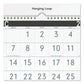AT-A-GLANCE Three-month Reference Wall Calendar Contemporary Artwork/formatting 12 X 27 White Sheets 15-month (dec-feb): 2022 To 2024 -