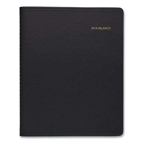 AT-A-GLANCE Triple View Weekly Vertical-column Format Appointment Book 11 X 8.25 Black Cover 12-month (jan To Dec): 2023 - School Supplies -