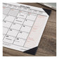 AT-A-GLANCE Two-color Monthly Desk Pad Calendar 22 X 17 White Sheets Black Corners 12-month (jan To Dec): 2023 - School Supplies -