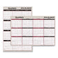 AT-A-GLANCE Vertical/horizontal Erasable Quarterly/monthly Wall Planner 24 X 36 White/black/red Sheets 12-month (jan To Dec): 2023 - School
