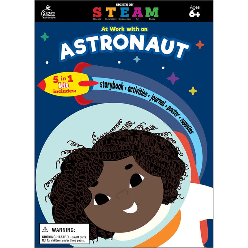 At Work with Astronaut Kit Gr 1 - 3 Sights On Steam (Pack of 6) - Hands-On Activities - Carson Dellosa Education