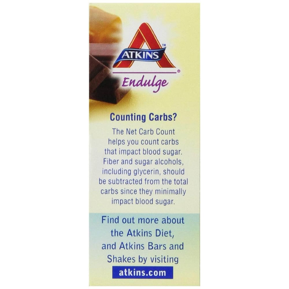 ATKINS Atkins Endulge Caramel Nut Chew Treat Bar 5 Bars (1.2 Oz Each), 6 Oz