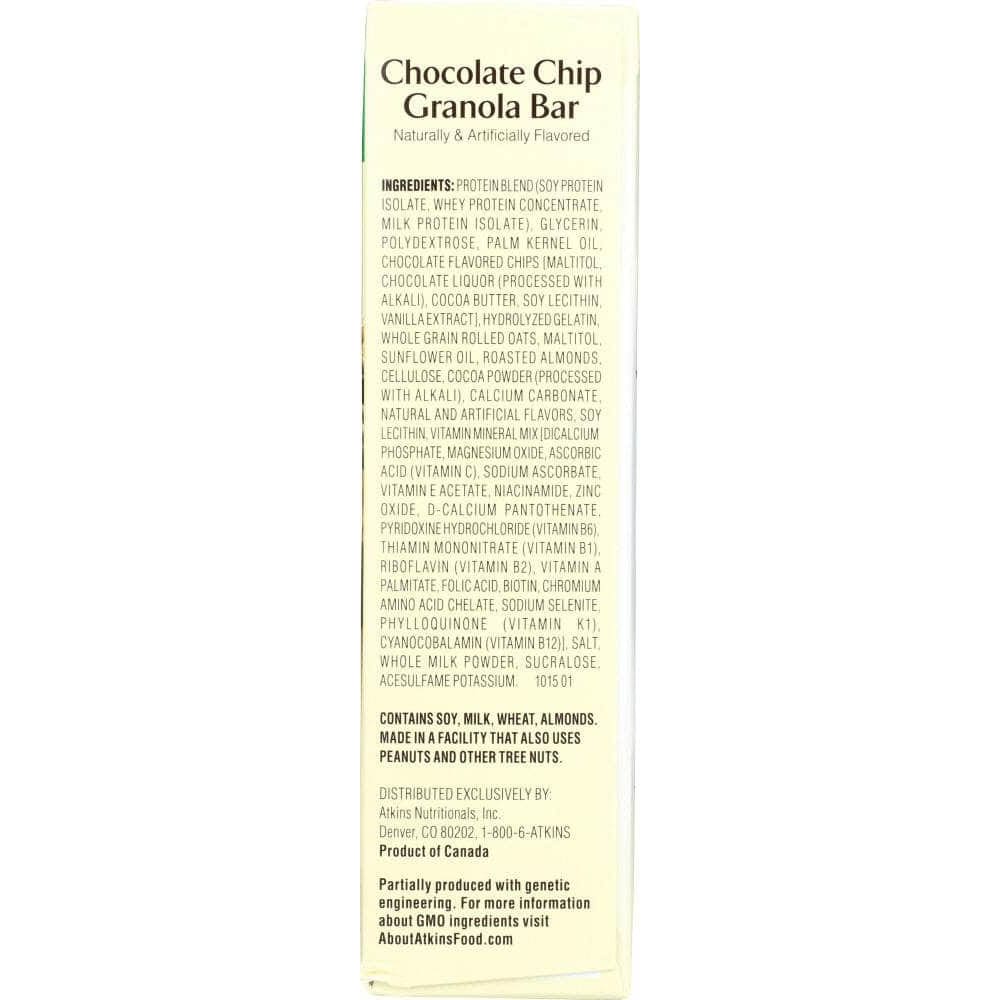 ATKINS Atkins Meal Bar Chocolate Chip Granola (5X1.7Oz Bars), 8.5 Oz