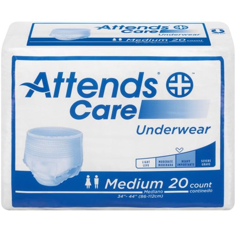 Attends Attends Care Underwear Heavy Medium Case of 80 - Incontinence >> Protective Underwear - Attends
