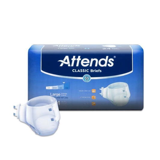 Attends Attends Classic Brief Large Case of 72 - Incontinence >> Briefs and Diapers - Attends