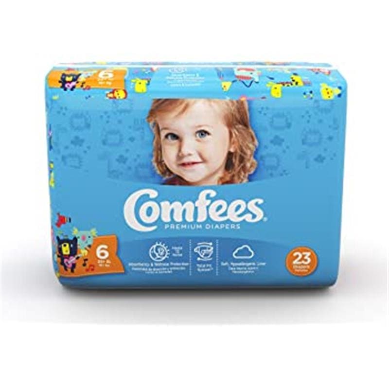 Attends Comfees Baby Diapers Size 6 Case of 92 - Incontinence >> Briefs and Diapers - Attends